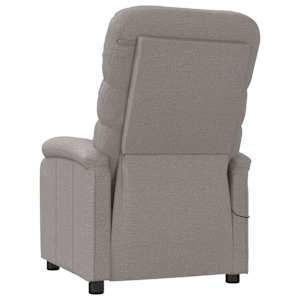Masážní křeslo taupe textil - obrázek 5