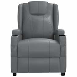 vidaXL Massagesessel Anthrazit Kunstleder
