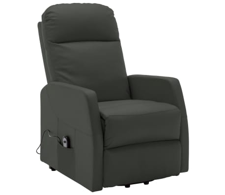 vidaXL Fauteuil Anthracite Similicuir