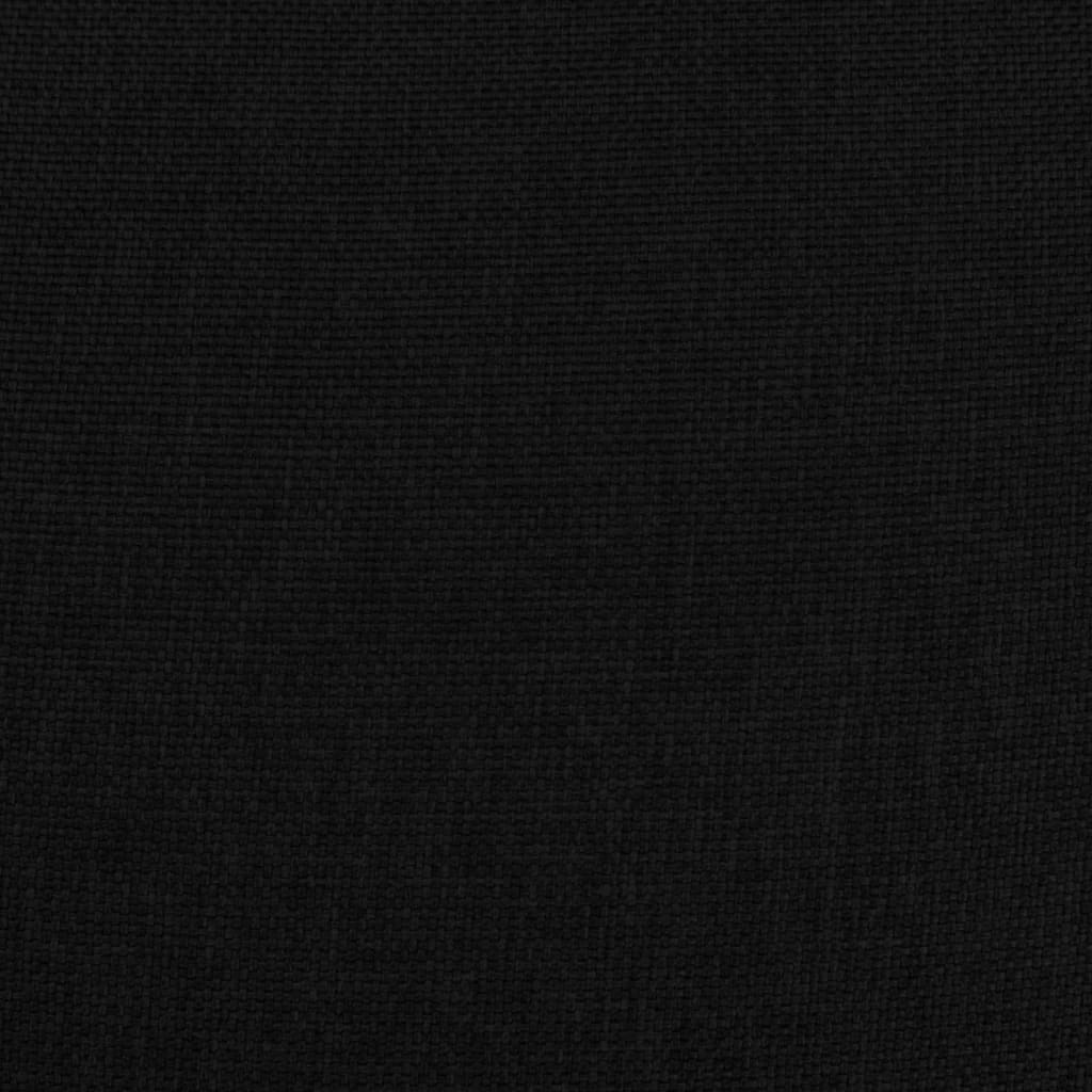 Zvedací polohovací křeslo černé textil