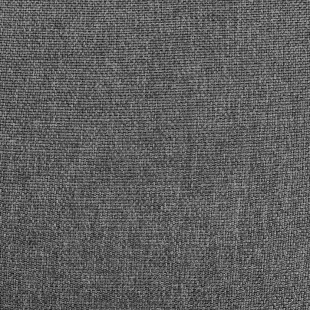 Zvedací masážní křeslo světle šedé textil