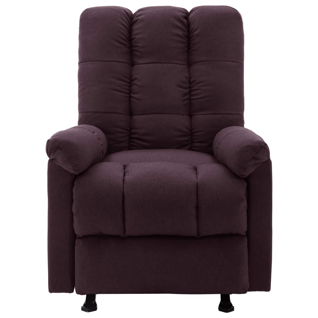 vidaXL lila szövet dönthető szék