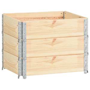 Vyvýšené záhony 3 ks 60 x 80 cm masivní borové dřevo - obrázek 2