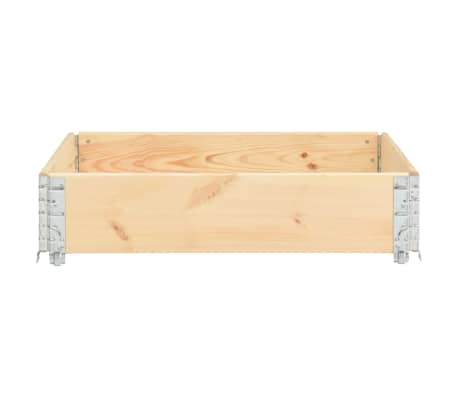 vidaXL Aukštas lovelis, 100x100cm, pušies medienos masyvas (310056)