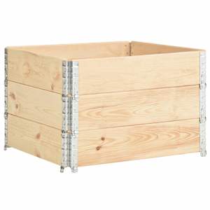 Vyvýšené záhony 3 ks 100 x 100 cm masivní borové dřevo - obrázek 2