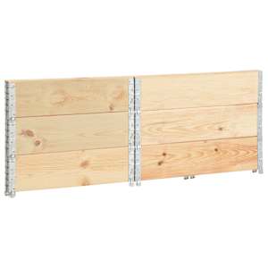 Vyvýšené záhony 3 ks 100 x 100 cm masivní borové dřevo - obrázek 4