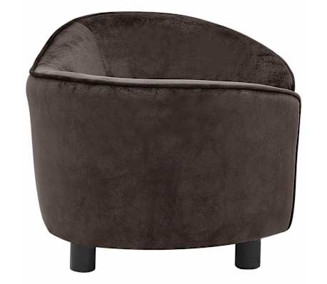 VidaXL Hundesofa Creme – 72x45x30 Cm, Plüschbezug, Für Kleine Hunde & Katzen