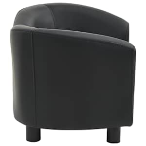 Pohovka pro psy černá 67 x 41 x 39 cm umělá kůže - obrázek 4