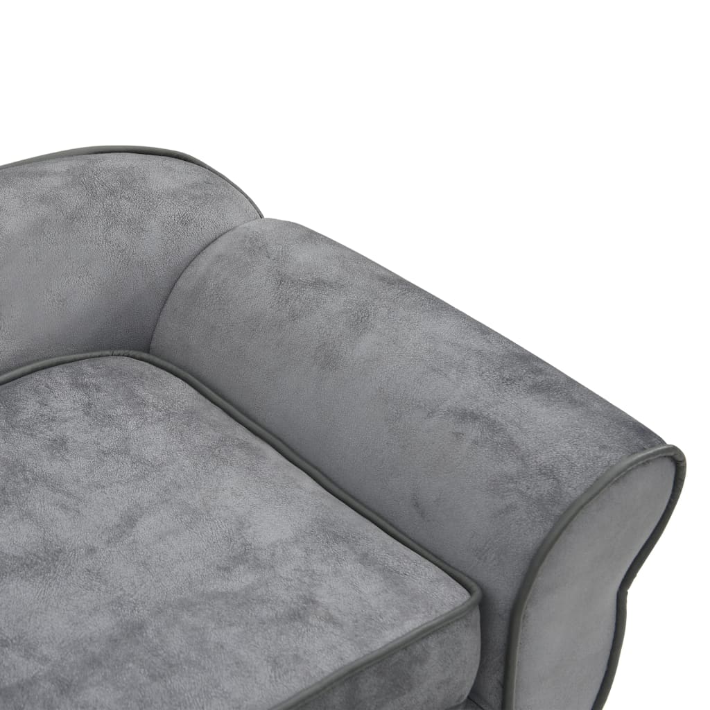 Canapé pour chien gris - 72x45x30 cm
