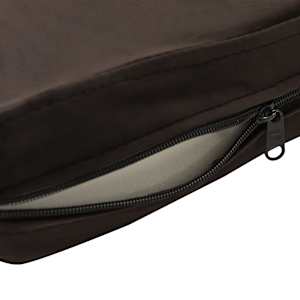 Pohovka pro psy hnědá 81 x 43 x 31 cm plyš a umělá kůže - obrázek 7