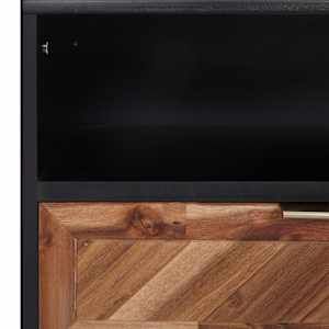 TV stolek 100 x 35 x 45 cm masivní akáciové dřevo a MDF - obrázek 5
