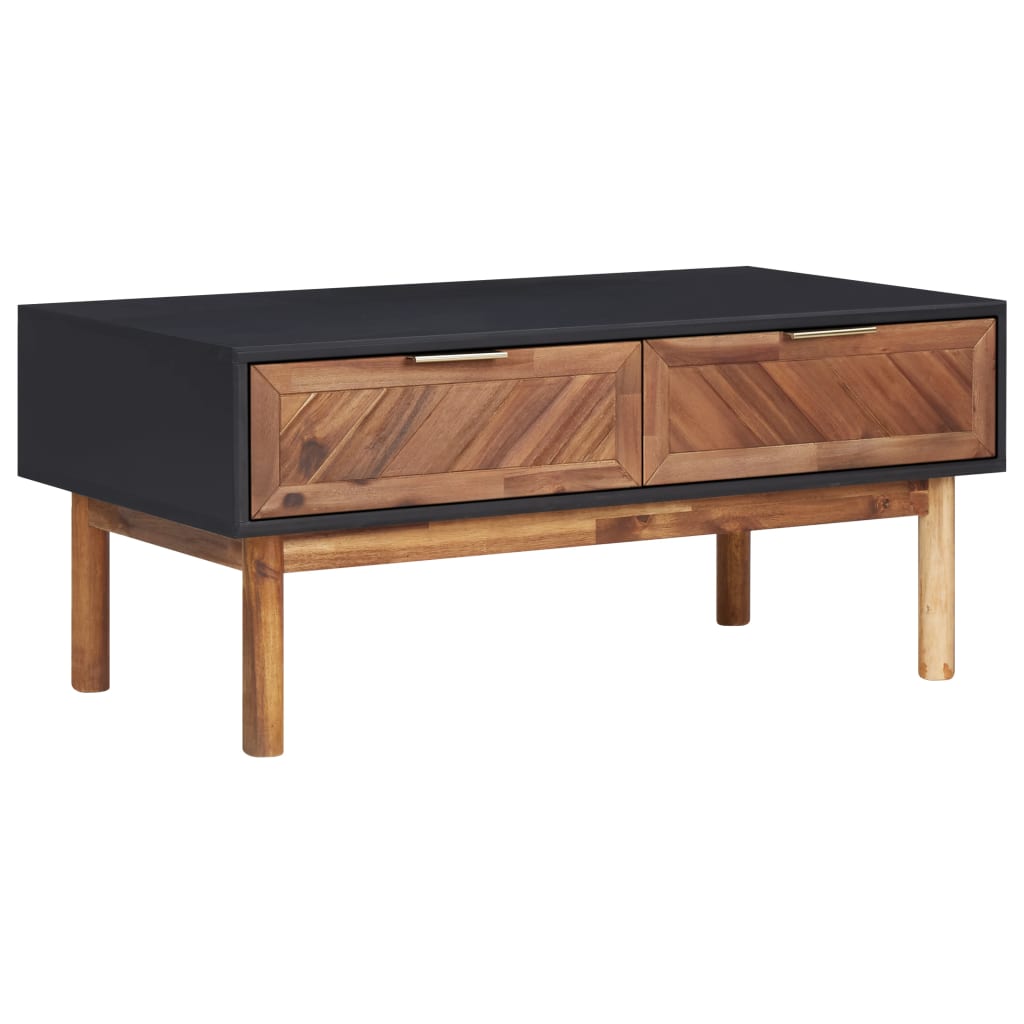289908 Coffee Table 90x50x40 cm Solid Acacia Wood and MDF