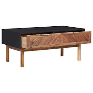 Konferenční stolek 90 x 50 x 40 cm masivní akáciové dřevo a MDF - obrázek 2