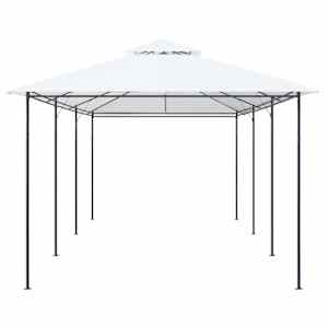 Zahradní altán 600 x 298 x 270 cm bílý 180 g/m² - obrázek 2