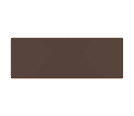 vidaXL Lavabo carr&eacute; &agrave; trop-plein Marron fonc&eacute; mat 41x41 cm C&eacute;ramique