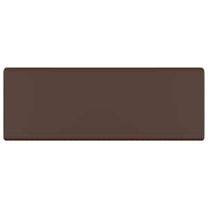 vidaXL Lavabo carr&eacute; &agrave; trop-plein Marron fonc&eacute; mat 41x41 cm C&eacute;ramique