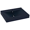vidaXL valamu kraaniavaga matt tumesinine 60 x 46 cm keraamiline
