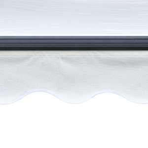 Ručně zatahovací markýza s LED světlem 300 x 250 cm krémová - obrázek 7