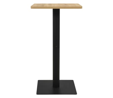 vidaXL Table de bistro Couleur chêne 50x50x107 cm