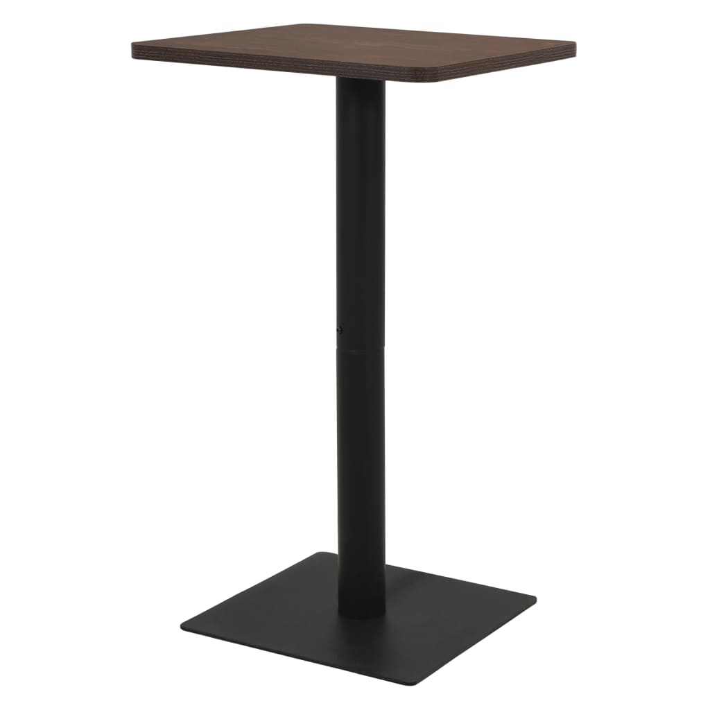 Bistro stolek tmavý jasan 60 x 60 x 107 cm
