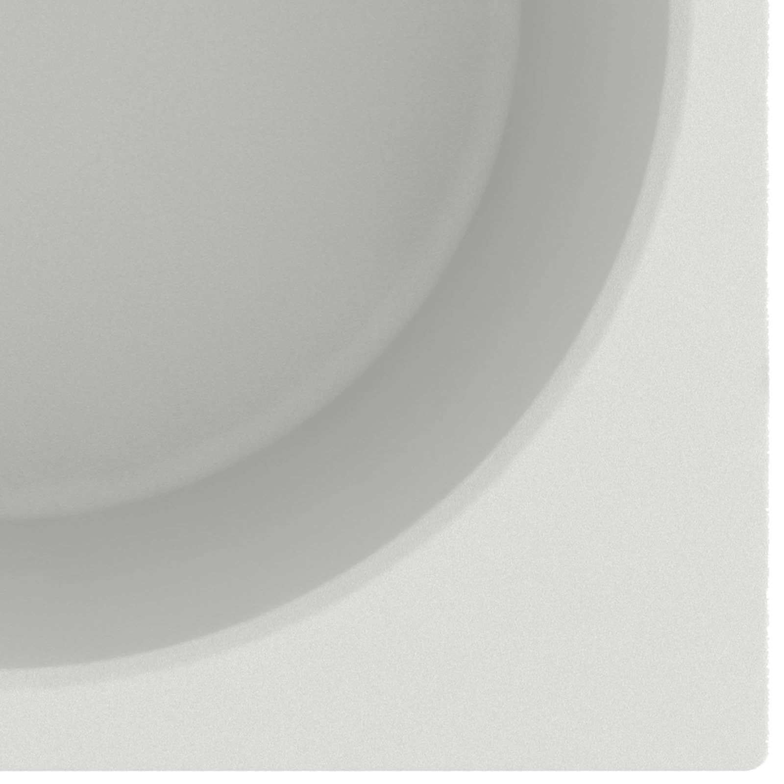 Virtuves izlietne Balts 48 x 48 x 20.5 cm Granīts