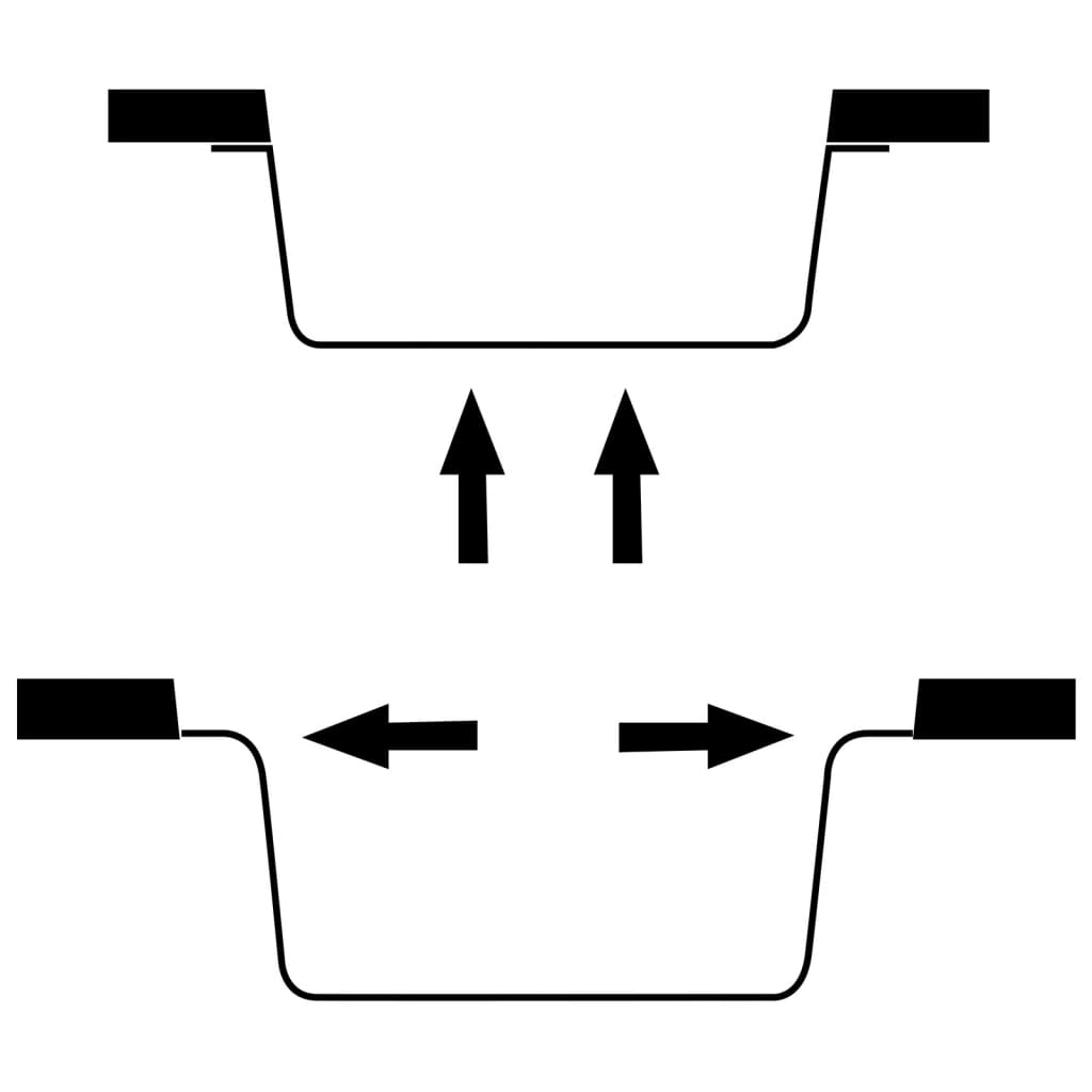 Évier De Cuisine Avec Trou De Trop-plein Noir Granit VidaXL 16 width=274