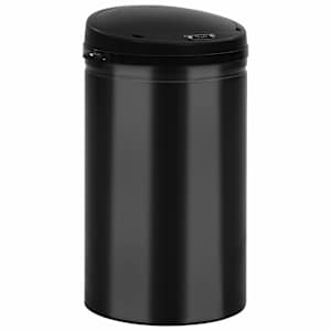 Odpadkový koš s automatickým senzorem 40 l uhlíková ocel černý - obrázek 2