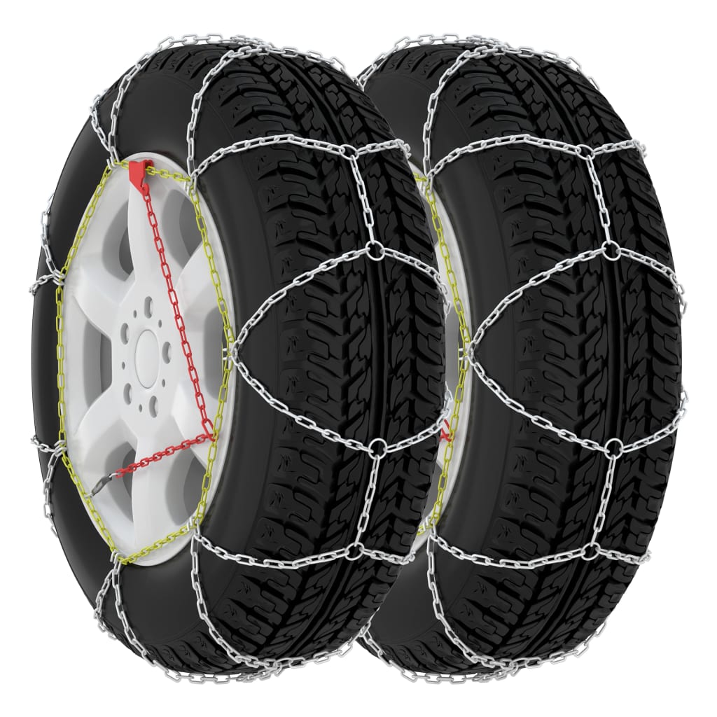 4: vidaXL snekæder til bildæk 2 stk. 16 mm SUV 4x4 str. 390