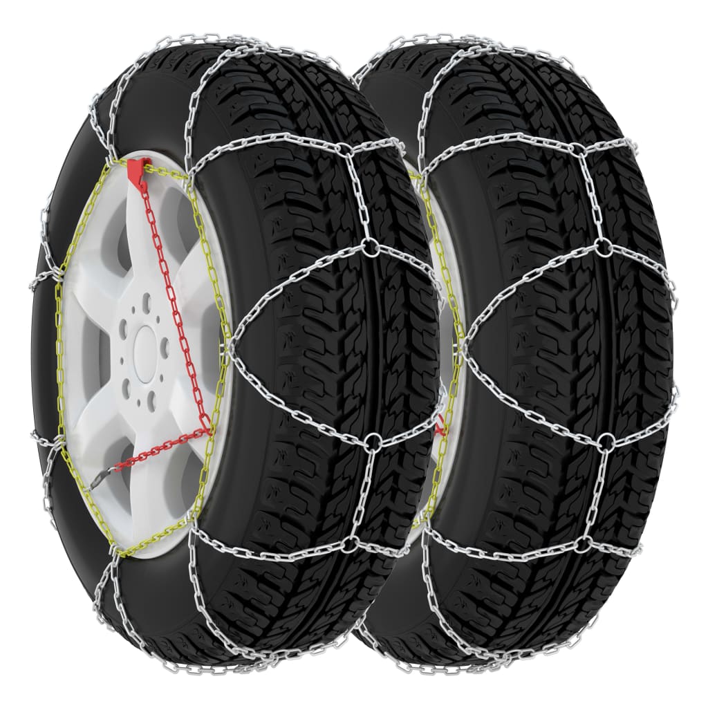 9: vidaXL snekæder til bildæk 2 stk. 16 mm SUV 4x4 str. 400