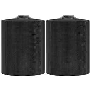 Nástěnné stereo reproduktory 2 ks černé interiér exteriér 100 W - obrázek 3