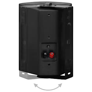 Nástěnné stereo reproduktory 2 ks černé interiér exteriér 100 W - obrázek 6