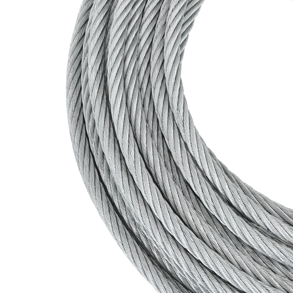 vidaXL Cablu din frânghie de sârmă 1600 kg 20 m