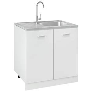 Kuchyňský dřez s odtokem stříbrný 800x600x155 mm nerezová ocel - obrázek 4
