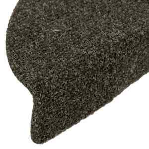 Schodové rohože samolepicí 15 ks 56x17x3 cm antracitové půlkulaté - obrázek 6