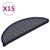 vidaXL Trepimatid 15 tk 56 x 17 x 3 cm Non-Slip Tumed hall ja sinine