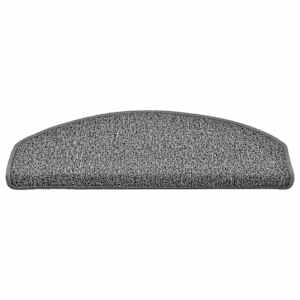 Schodové rohože 15 ks 65 x 24 x 4 cm tmavě šedé, půlkulaté, velké - obrázek 4