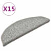 vidaXL Trepimatid 15 tk 56 x 17 x 3 cm Non-Slip Valge ja hall