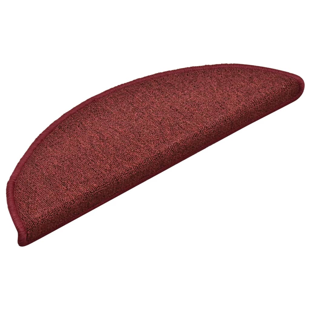 vidaXL Trapmatten 15 st 56x17x3 cm rood afbeelding