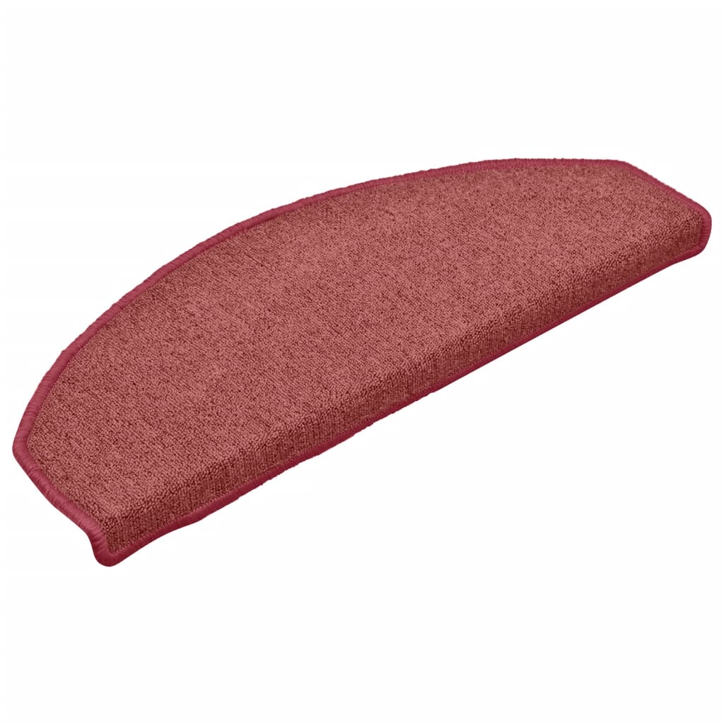 vidaXL Trapmatten 15 st 65x24x4 cm rood afbeelding