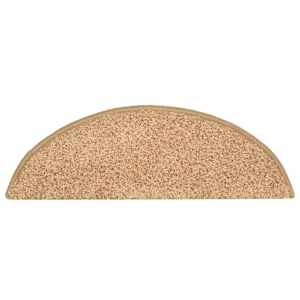 Schodové rohože 15 ks 56 x 17 x 3 cm zlaté půlkulaté - obrázek 7