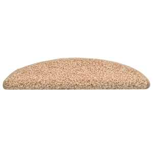 Schodové rohože 15 ks 56 x 17 x 3 cm zlaté půlkulaté - obrázek 6