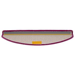 Schodové rohože 15 ks 65 x 21 x 4 cm růžové, půlkulaté, velké - obrázek 5