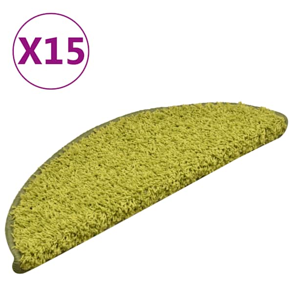 vidaXL trepivaibad 15 tk, roheline, 56 x 17 x 3 cm