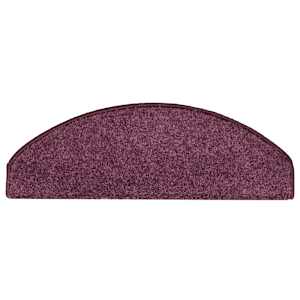 Schodové rohože 15 ks 65 x 21 x 4 cm tmavě fialové, půlkulaté, velké - obrázek 5