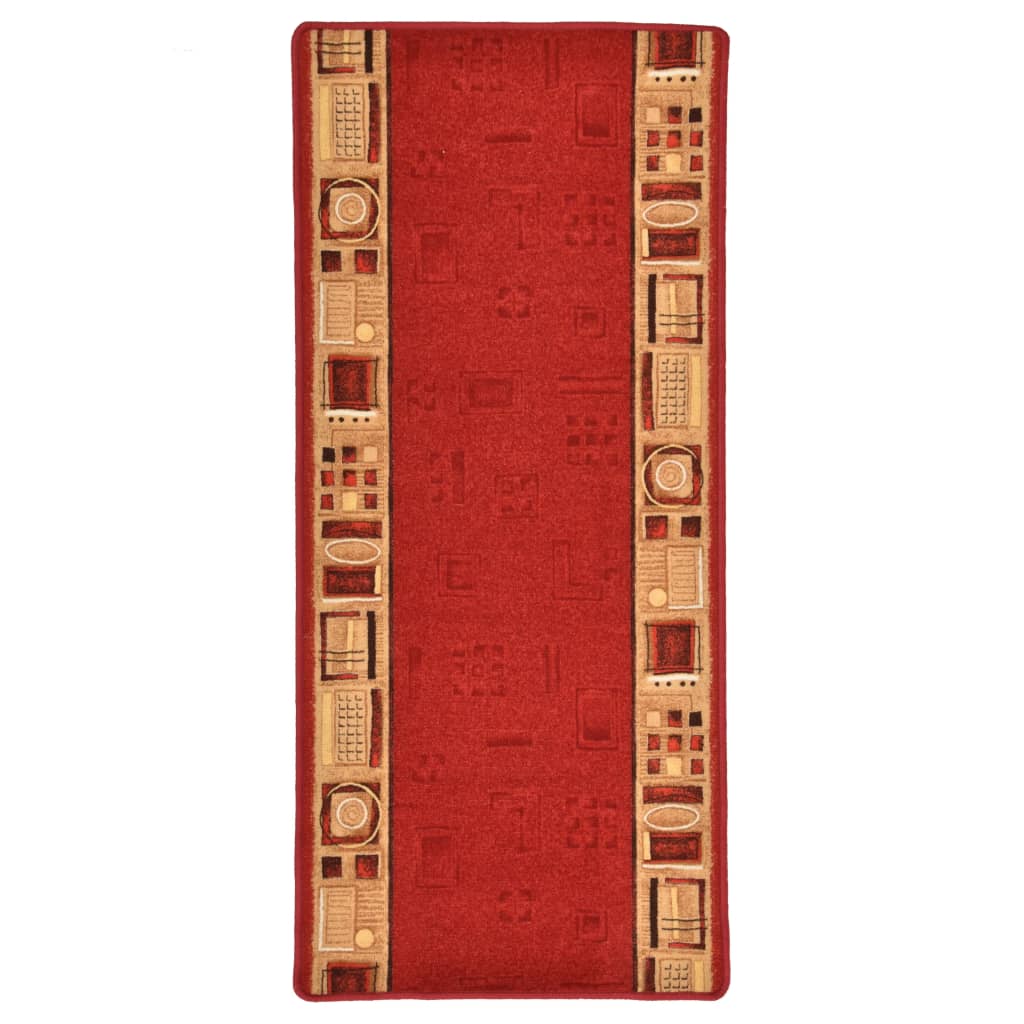 Käytävämatto geelipohja punainen 67×120 cm
