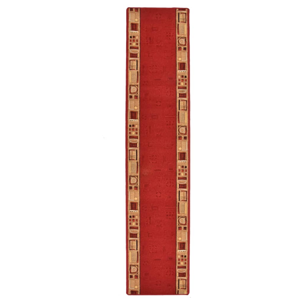 Käytävämatto geelipohja punainen 67×400 cm