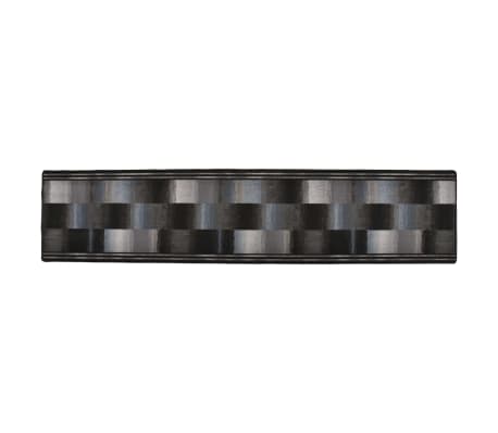 vidaXL tæppeløber 67x300 cm gelunderside sort