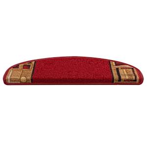 Samolepící nášlapy na schody 15 ks červené 65 x 21 x 4 cm - obrázek 3