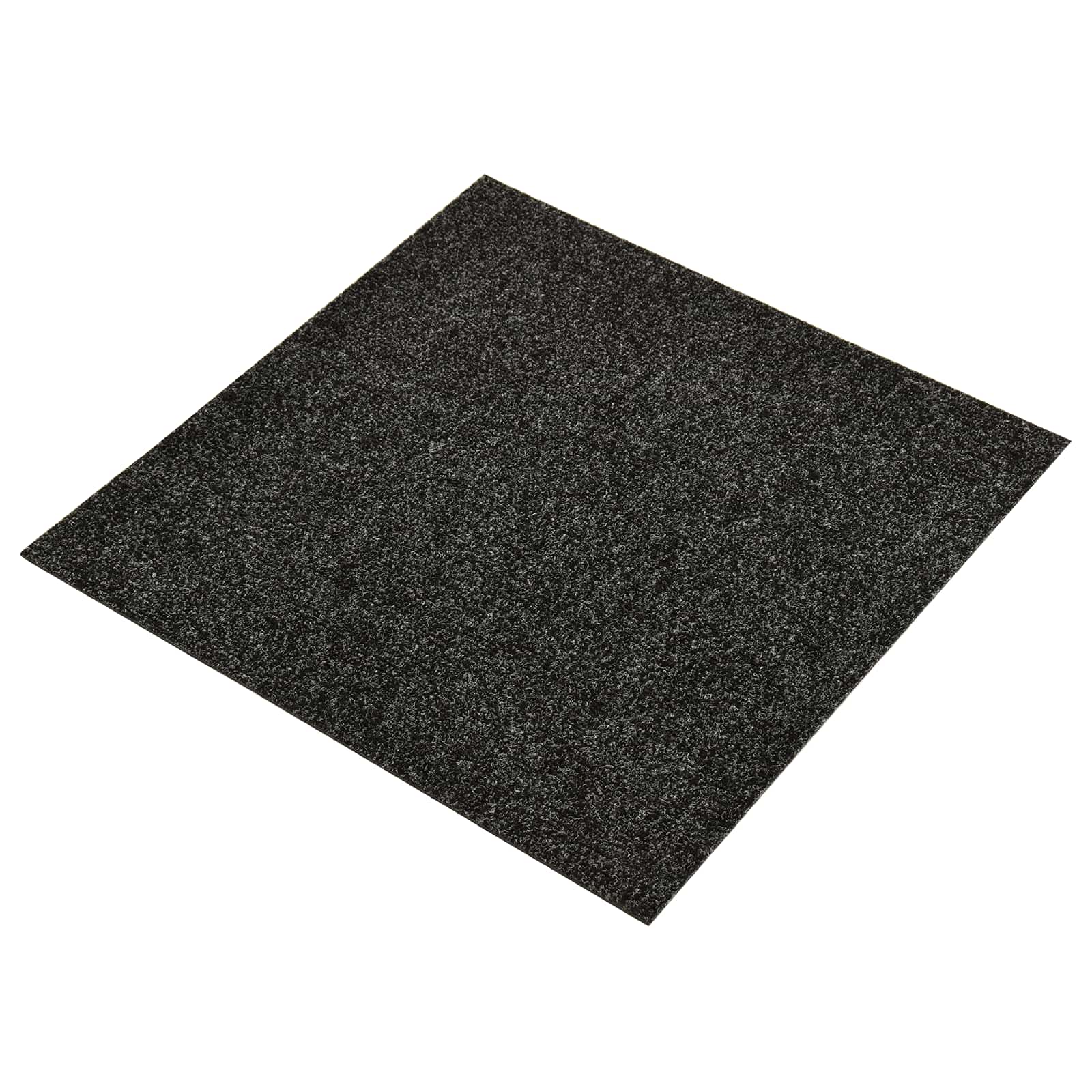 Tapijt 20 pcs Zwart 50 x 50 x 0,5 cm Bitumen