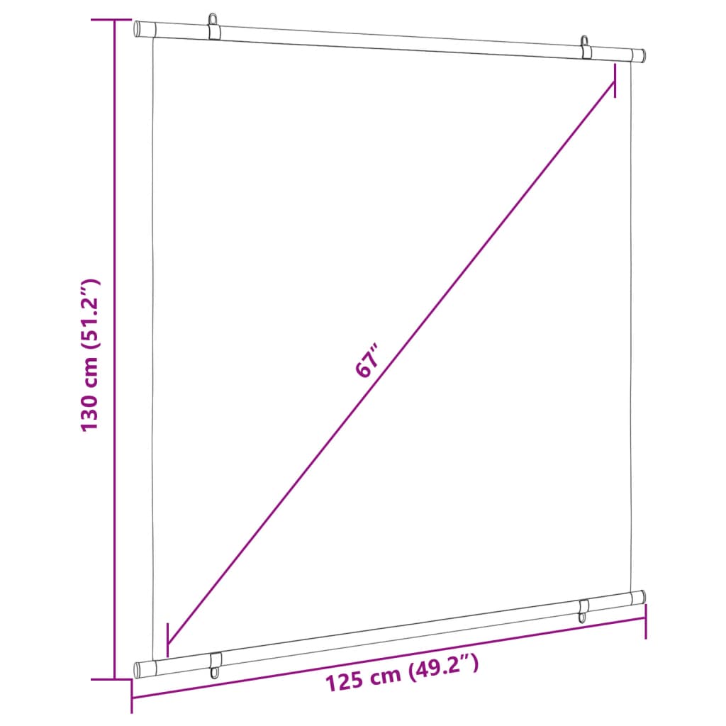 Écran De Projection 47 1:1 VidaXL 18 width=274